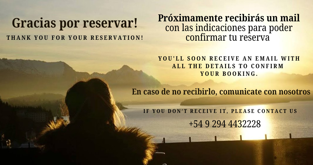 Gracias por reservar!